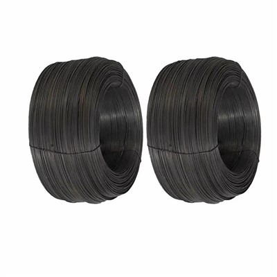 Melna rūdīta mīksta tērauda iesiešanas stieple